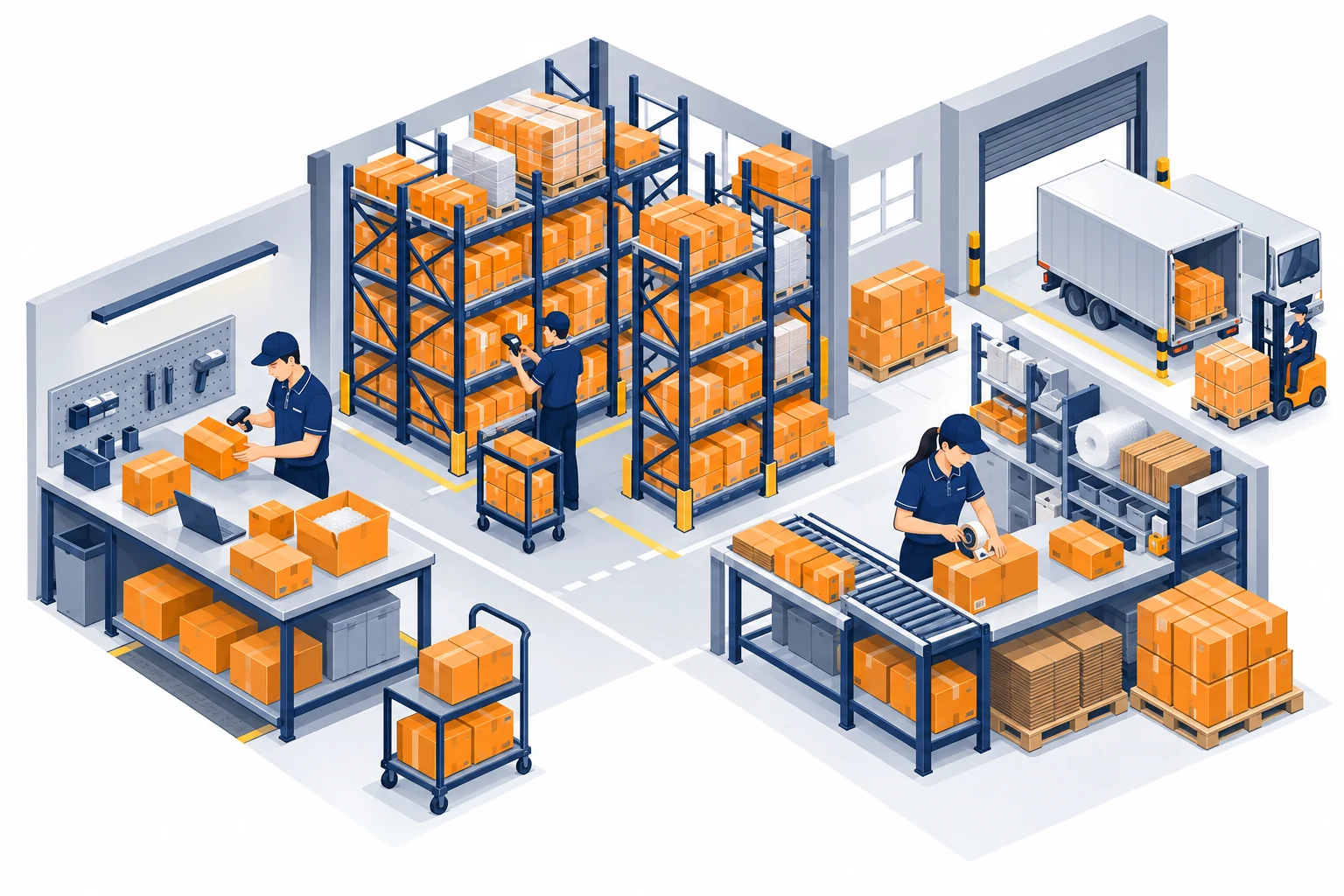 China sourcing concept illustration